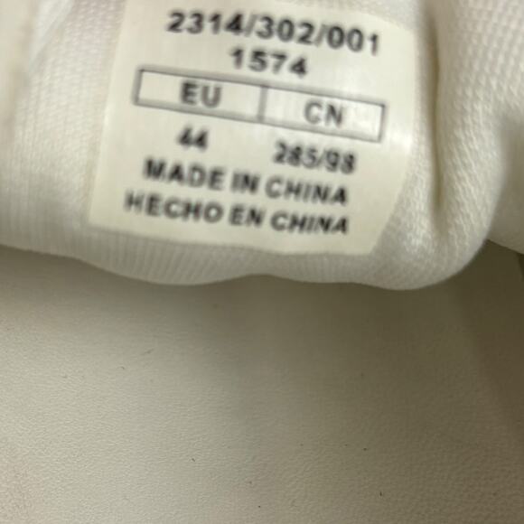 Zara Men's Classic White Sneakers with Gray Detail  EU Size 44, US Size 11 - Picture 10 of 13